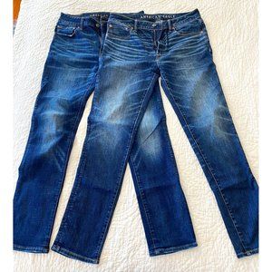 American Eagle - 2 pair slim fit jean 34x34